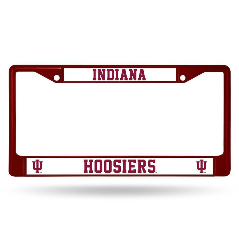 NCAA Indiana Hoosiers Team Color Chrome License Plate Frame