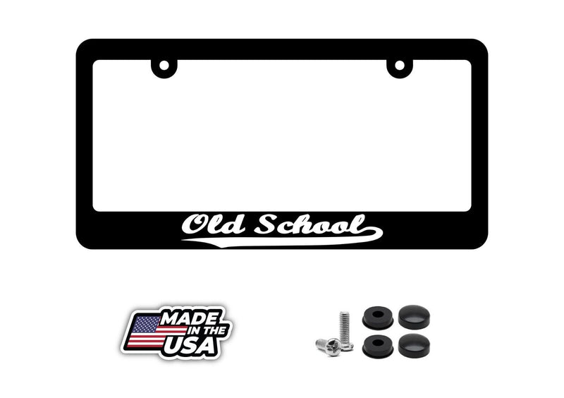Old School Low Rider Drag Drift Drifting Racing JDM License Plate Frame v2