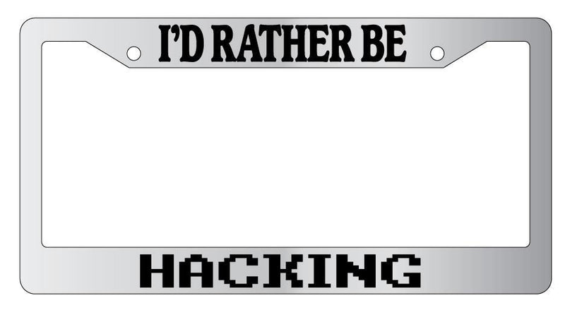 Chrome License Plate Frame I&