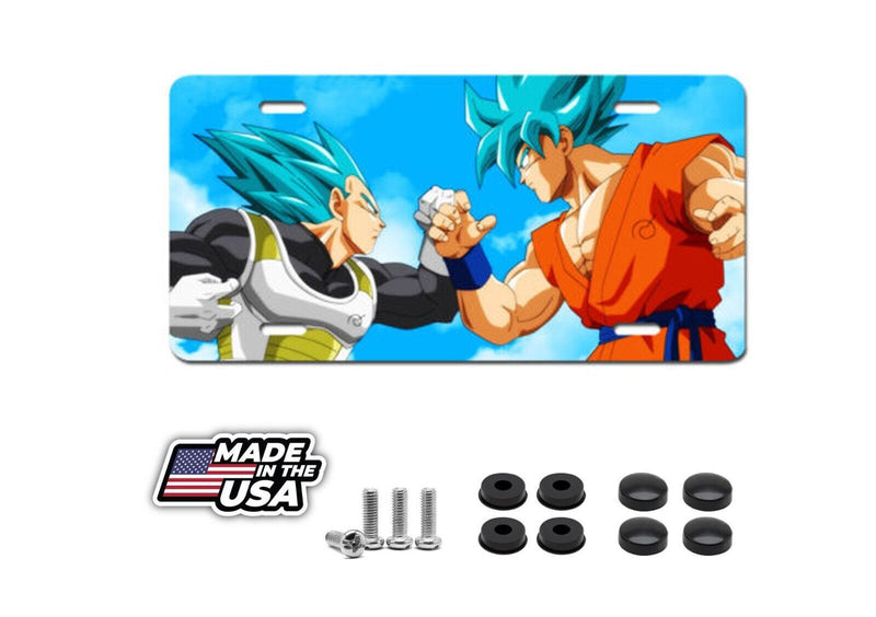 Dragon Ball Goku Vegeta Anime HOT License Plate Auto Truck Car Tag Manga