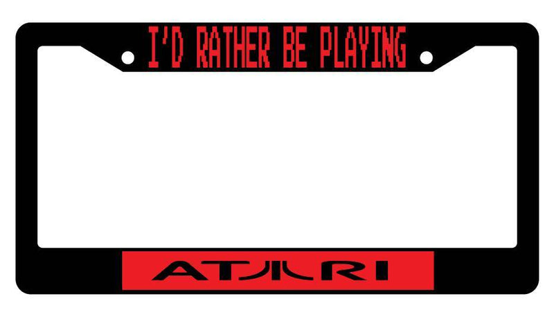Black License Plate Frame I&