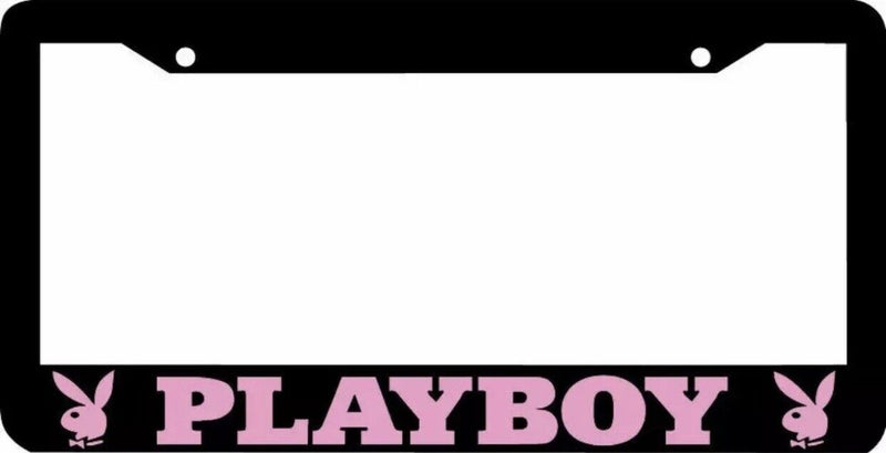 Black Pink PLAYBOY License Plate Frame