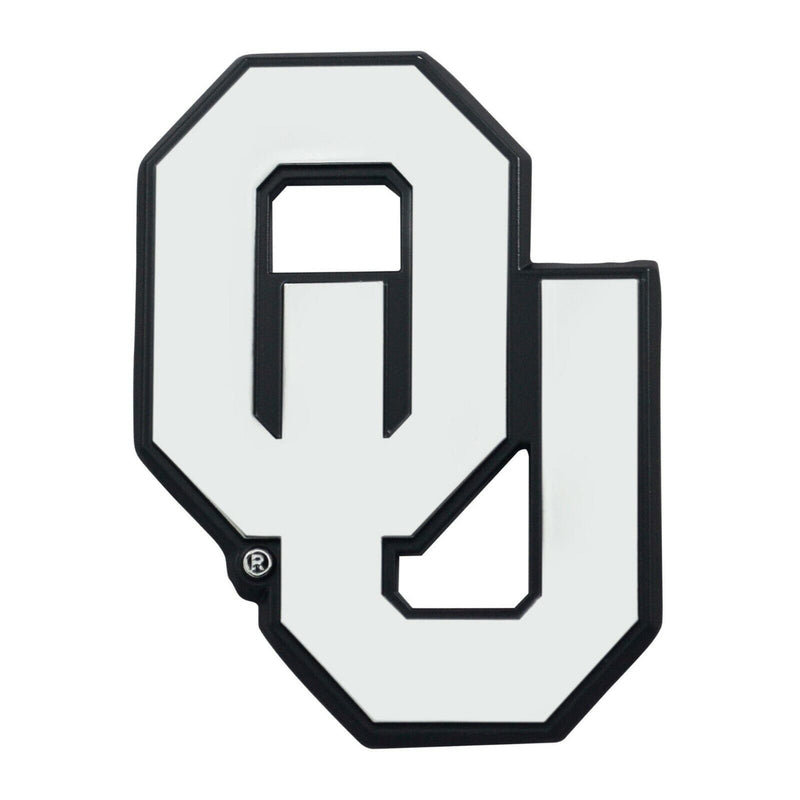 NCAA Oklahoma Sooners Diecast 3D Chrome Emblem Car Truck RV