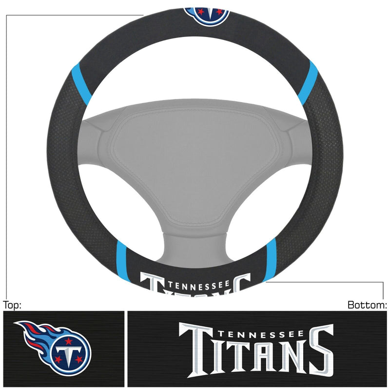 NFL Tennessee Titans Embroidered Steering Wheel Cover