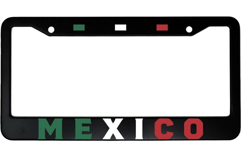 Mexico Flag Mexican Pride Aluminum Car License Plate Frame