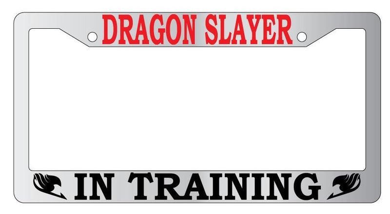Chrome License Plate Frame Dragon Slayer In Training Auto Accessory Fairy Tail  Mod-GRAPH9856236-4907