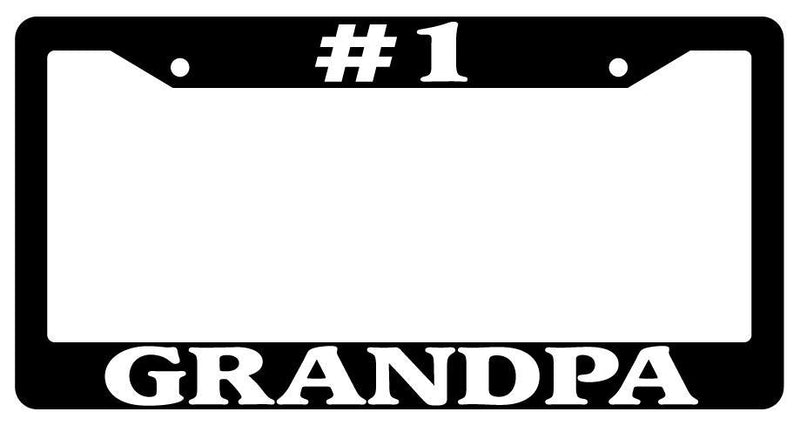 Black License Plate Frame 
