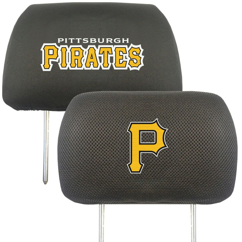 MLB Pittsburgh Pirates 2-Piece Embroidered Headrest Covers