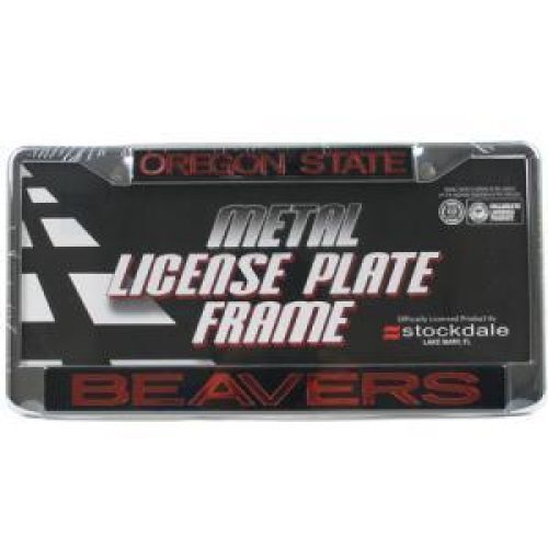 NCAA Oregon State Beavers Metal Inlaid Acrylic License Plate Frame