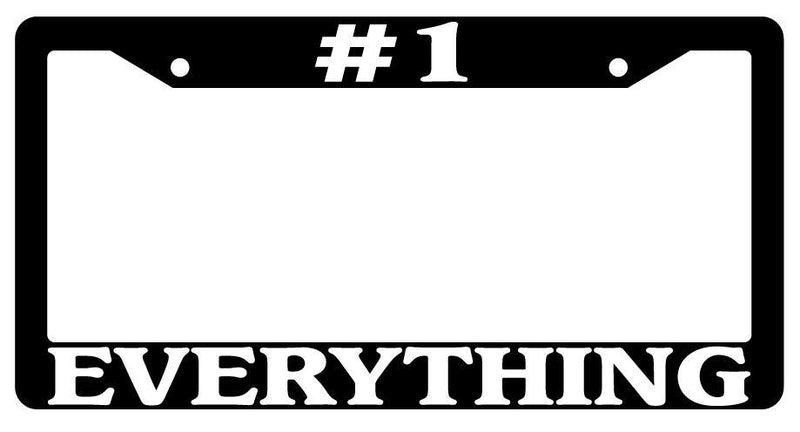 Black License Plate Frame 