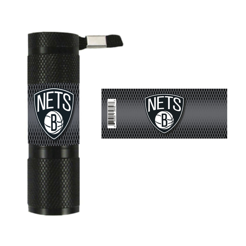 NBA Brooklyn Nets LED Flashlight 1.1"x.3"x3.4"