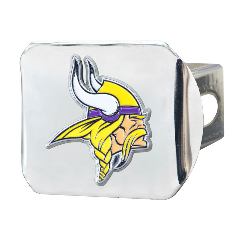 NFL Minnesota Vikings 3D Color on Chrome Metal Hitch Cover