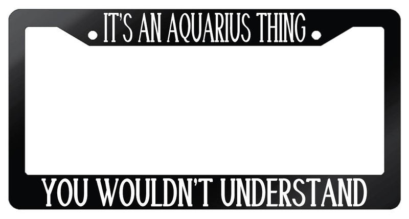 Glossy Black License Plate Frame Auto Accessory It&