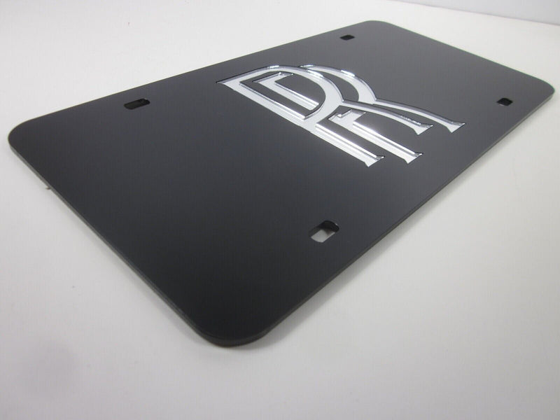 Rolls-Royce Acrlic Mirror License Plate Auto Tag nice v2