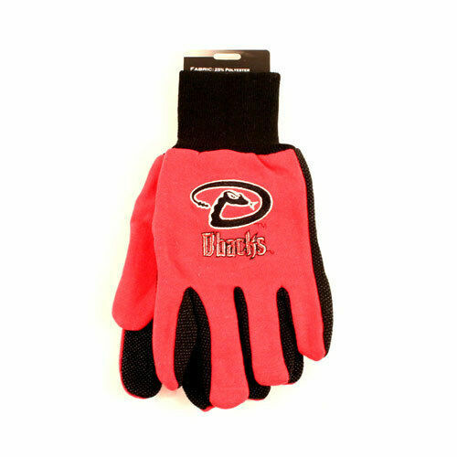 MLB Arizona Diamondbacks Embroidered Utility Gloves One Size Fits Most