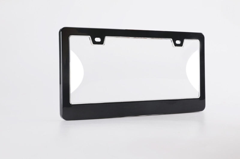 Clear 2 Holes License Plate Cover Patent Design Fits All Cars Models