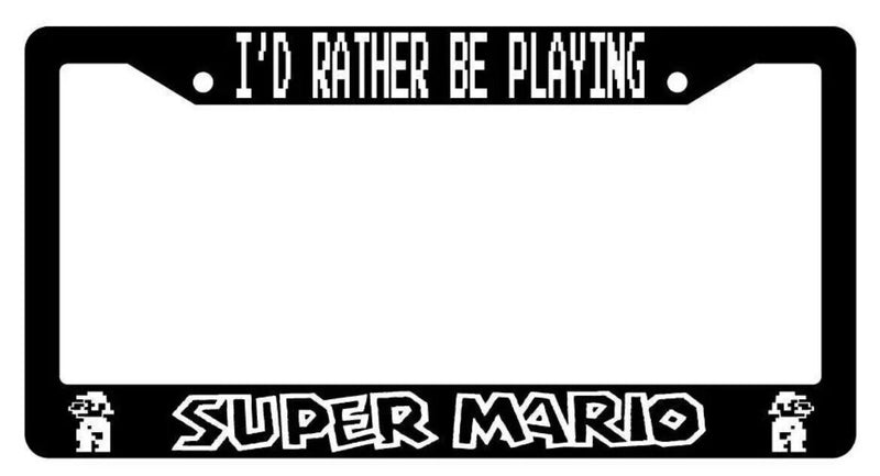 Black License Plate Frame I&