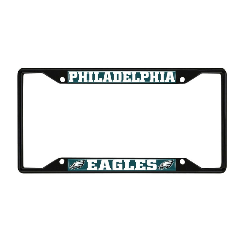 NFL Philadelphia Eagles Black Metal License Plate Frame