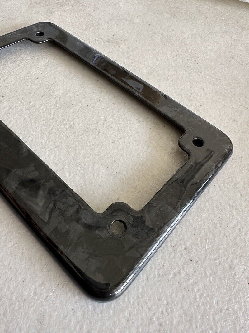 Forged Carbon Fiber Motorcycle License Plate Frame