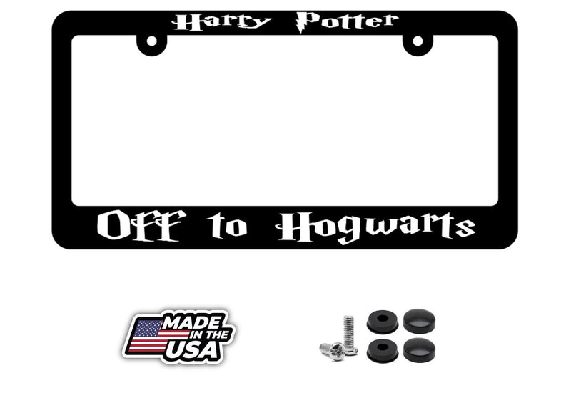 Harry Potter Off to Hogwarts Car Truck License Plate Frame