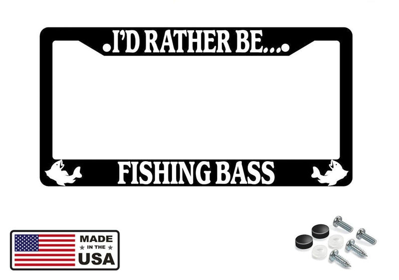 Black License Plate Frame I&