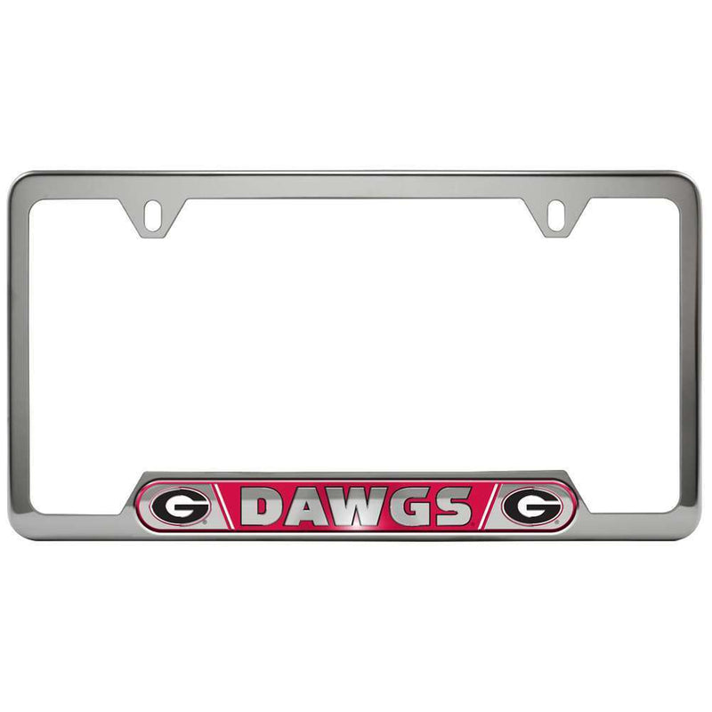 NCAA Georgia Bulldogs Stainless Steel License Plate Frame