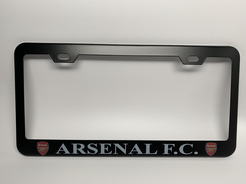 Black "ARSENAL F.C." License Plate Frame