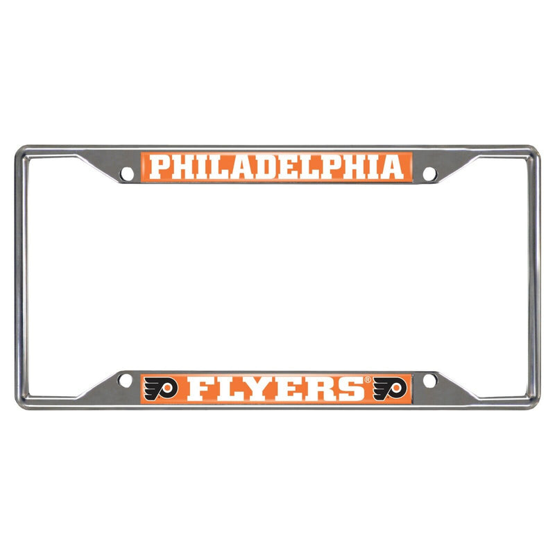 NHL Philadelphia Flyers Chrome Metal License Plate Frame