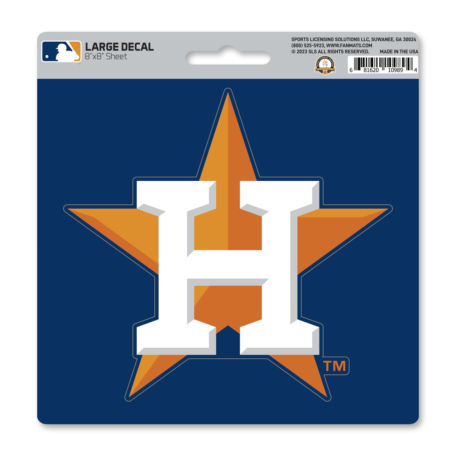 MLB Houston Astros Decal Large 8