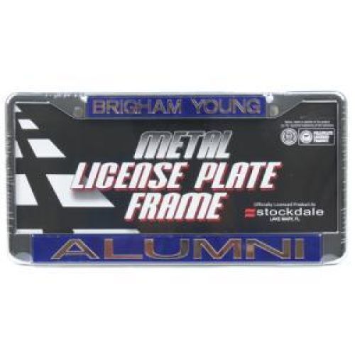 NCAA Byu Cougars Metal Alumni Inlaid Acrylic License Plate Frame