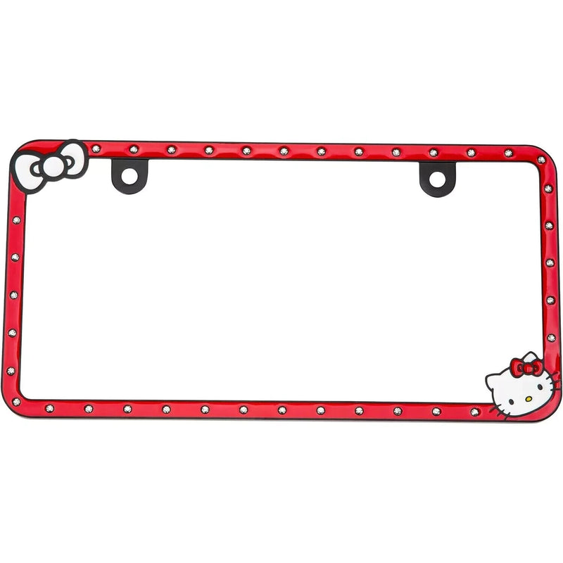 Hello Kitty Bows and Bling License Plate Frame Diamond Authentic Sanrio GIFT