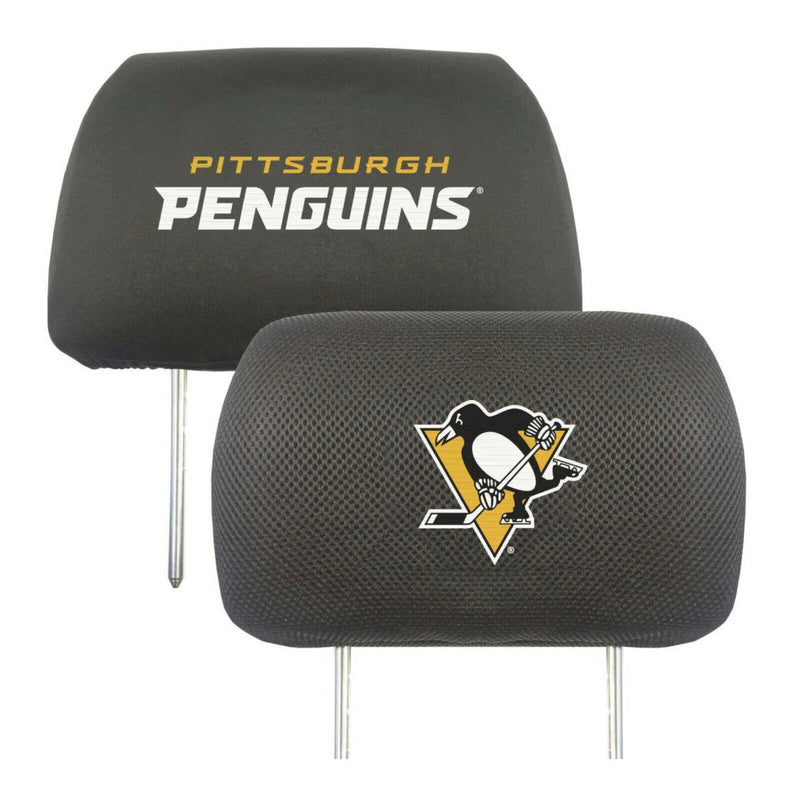 NHL Pittsburgh Penguins 2-Piece Embroidered Headrest Covers