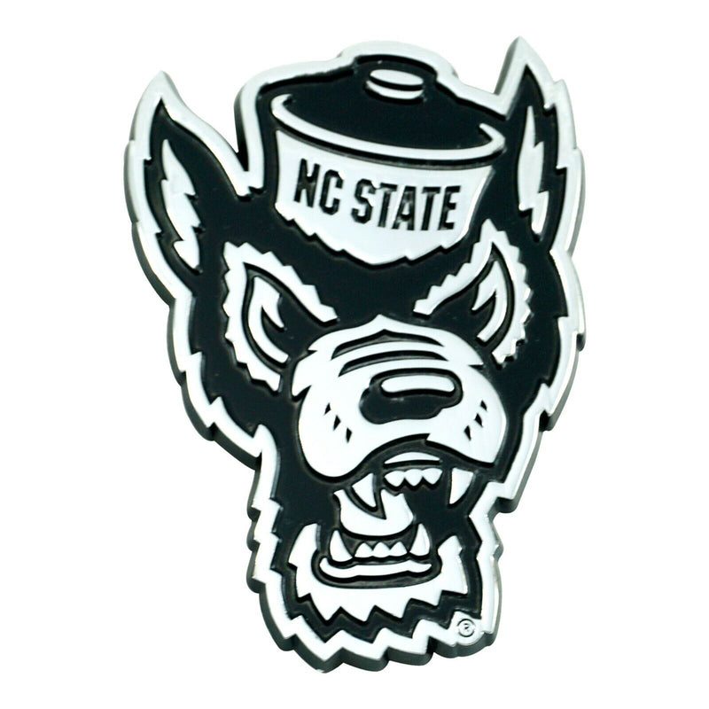 NCAA NC State Wolfpack Diecast 3D Chrome Emblem Car Truck