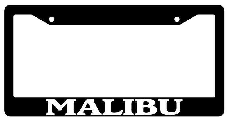 Black License Plate Frame Malibu City State Auto Accessory Novelty 1581  Mod-GRAPH9856236-330