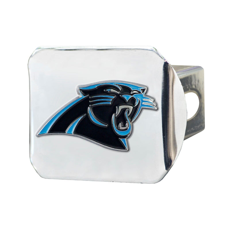 NFL Carolina Panthers 3D Color on Chrome Metal Hitch Cover