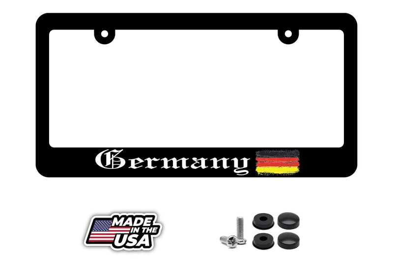 Germany German Euro Flag Car Truck License Plate Frame Model-764