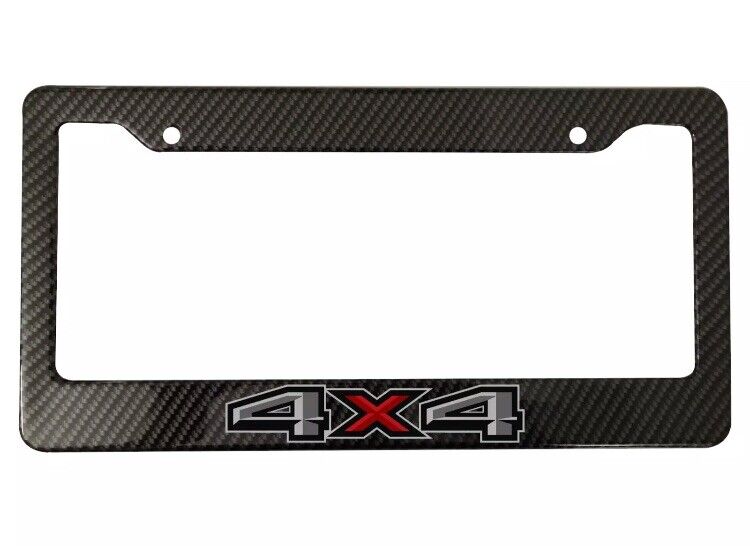 4x4 Off Road Diesel Carbon Fiber License Plate Frame Car Truck NEW USA US