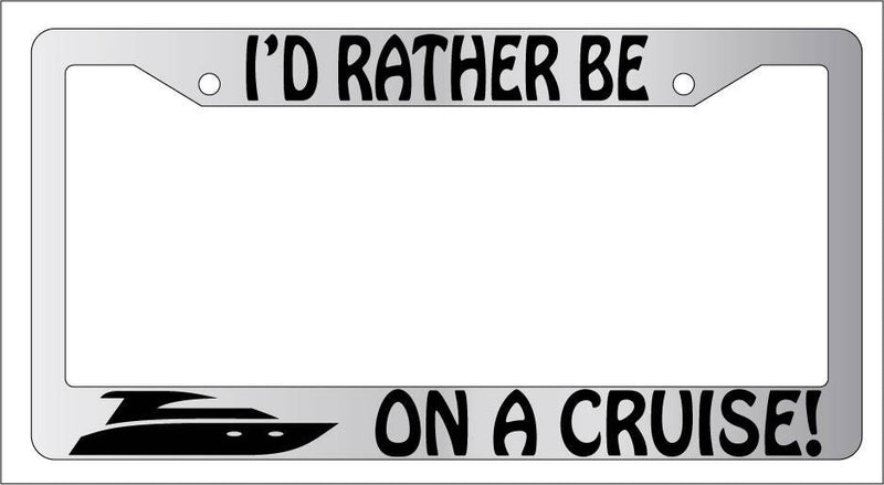 Chrome License Plate Frame I&