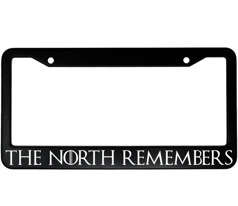 The North Remembers Game of Thrones Aluminum Car License Plate Frame