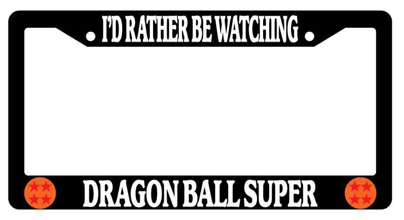 Black License Plate Frame I&