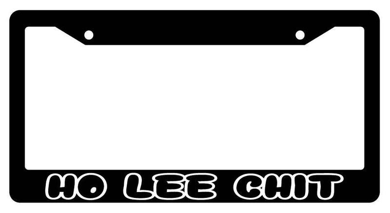 Black License Plate Frame HO LEE CHIT Auto Accessory  Mod-GRAPH9856236-1853