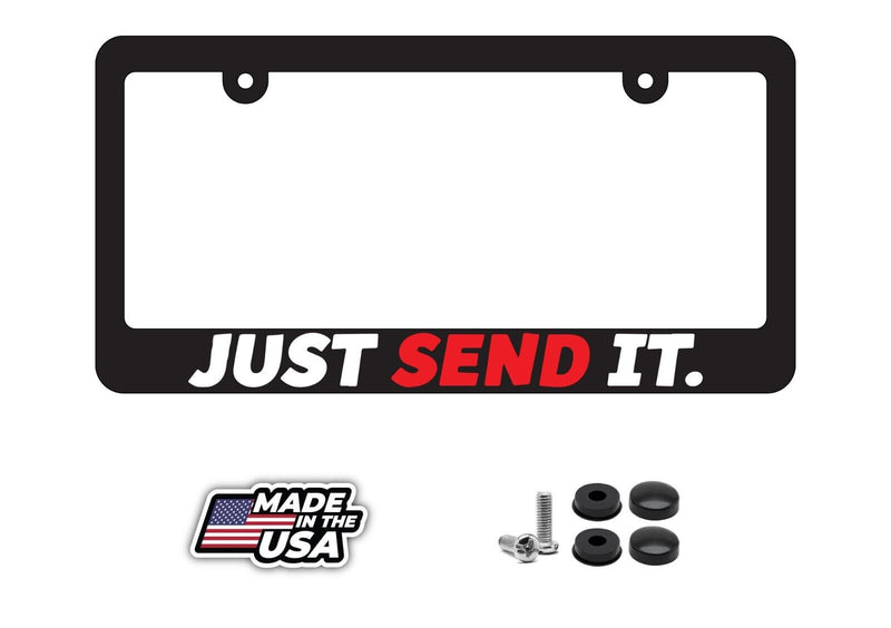 JUST SEND IT - 4x4 offroad mud offroad crawler jdm License Plate Frame