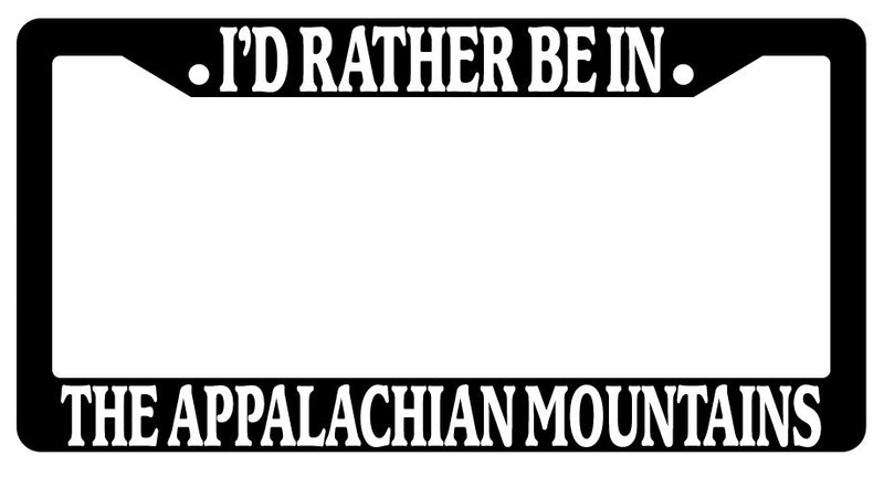 Black License Plate Frame I&