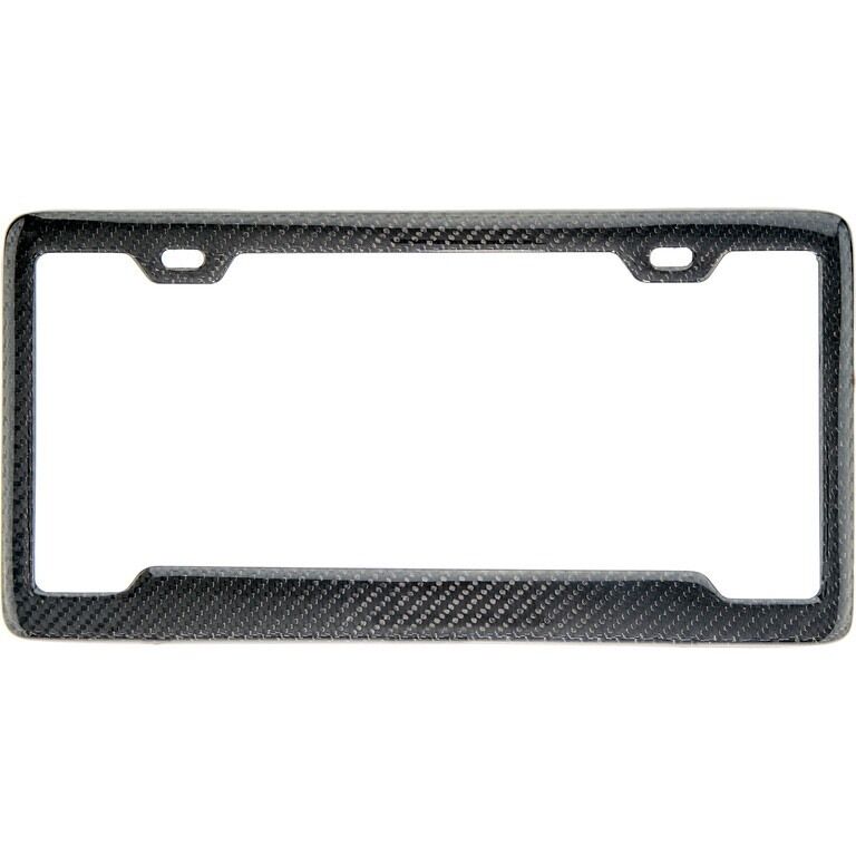 REAL 100% CARBON FIBER LICENSE Plate Frame COVER ORIGINAL 3K TWILL JDM /FF D