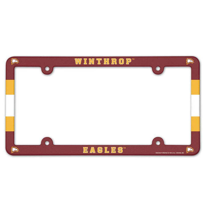 NCAA Winthrop Eagles Plastic License Plate Frame