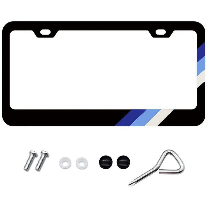 1 For Toyota TRD RAV4 Accessory Tri Color Car SUV License PlateFrame Cover