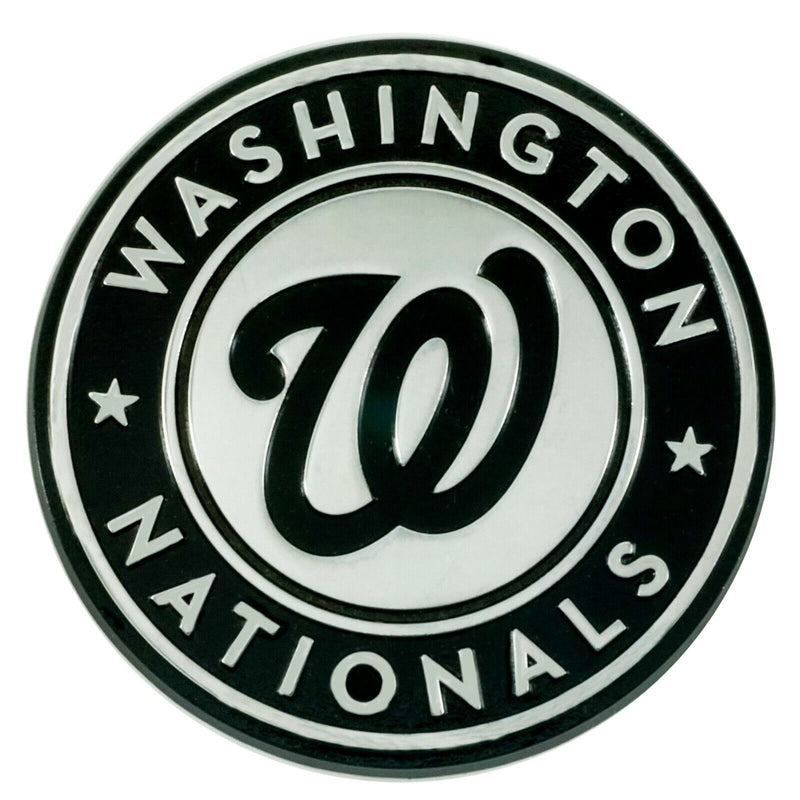 MLB Washington Nationals Diecast 3D Chrome Emblem Car Truck