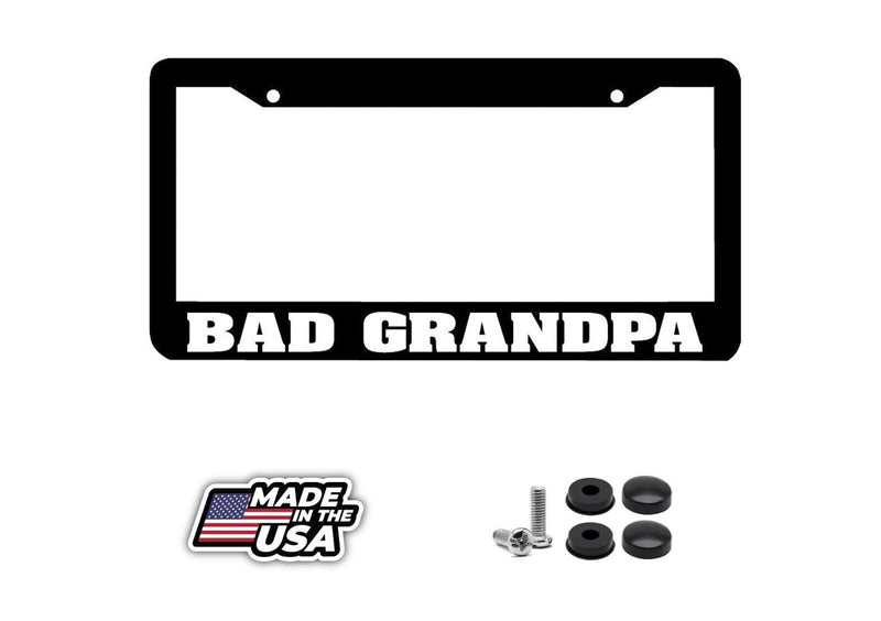 BAD GRANDPA funny License Plate Frame