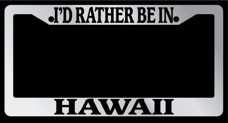 Chrome License Plate Frame I&