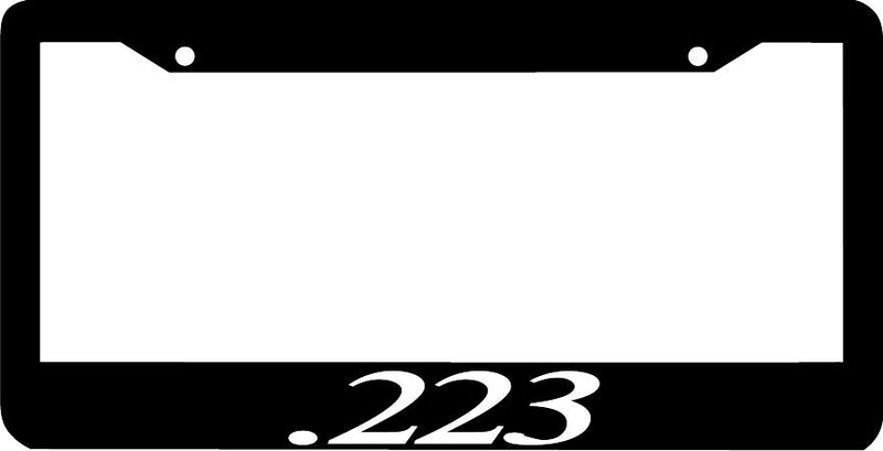 .223 M16 AR-15 Ammo gun OWNER License Plate Frame